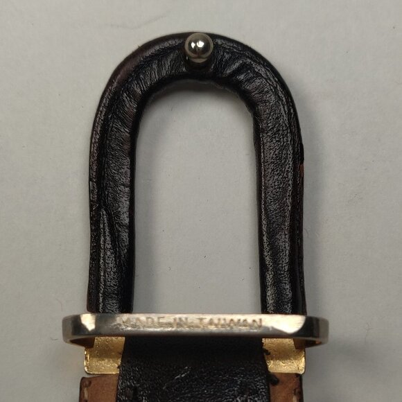 Vintage Stamped Christian Dior Aniline Leather Belt main image 9